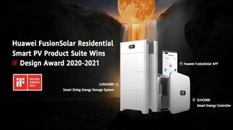 Σημαντική Διάκριση για το Huawei FusionSolar Residential Smart PV: Κέρδισε το iF Design Award